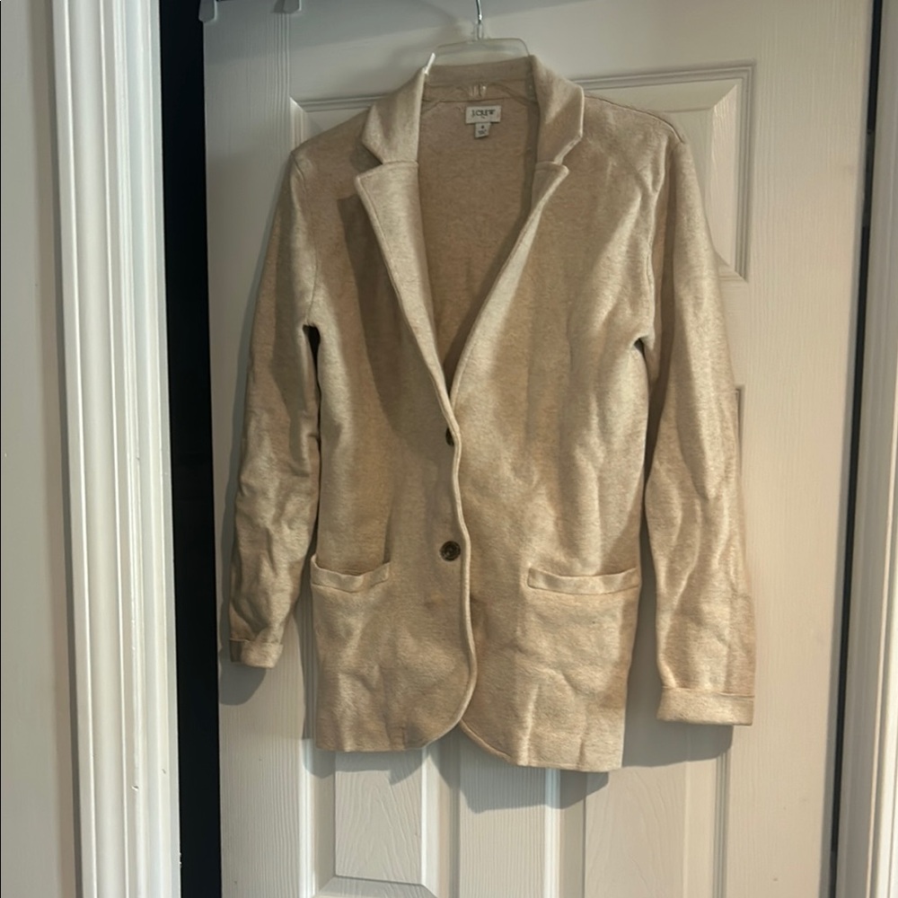 J. Crew, Women's Beige Cardigan, Size Small